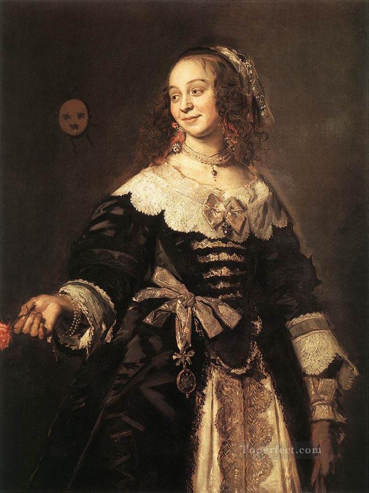 イザベラ・コイマンスの肖像画 オランダ黄金時代 フランス・ハルス油絵